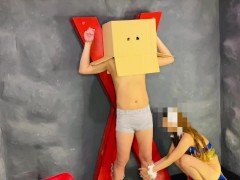 【S女のハロウィン】ムチムチ春麗コスプレでM男を拘◯ふともも足コキ❤️ 4/16