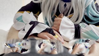 When Using Her Mouth Firefly Is Bashful Firefly Cosplay Trailer Honkai Star Rail