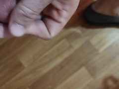 a lot of sperm after probing the urethra with a 10 mm toy