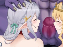THE BEST THREESOME HENTAI SCENE IN THIS GAME - LOOP QUEEN