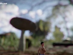 Tiki Trailer 🌴 (Giantess,Feet, Animation) - Screenshot 1 of 16 - Giantess