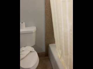 White Girl get in Shower