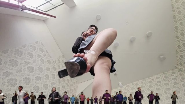 Spanish teacher shrink her students SFX