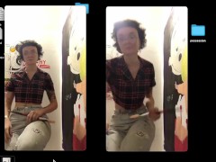 slut in her paint studio - Screenshot 11 of 16 - Tease