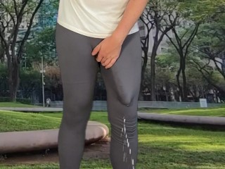 Risky Public Cumshot