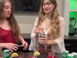 Распутные бармены приготовят ваш любимый напиток! PAWG Рыжие девушки из колледжа