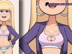 Pacifica Northwest jerking off with her tits and ass! - Screenshot 2 of 16 - Gravity Falls