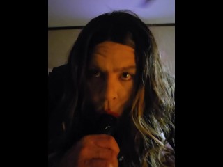 Sexy CD gives Wife Blowjob.