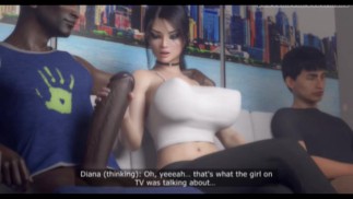 MILF Adult Porn- Cheating on my boyfriend right in front of him-Cartoon Porn