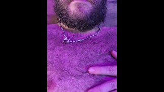 Daddy is scratching