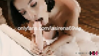 LaSirena69 Gives Her Dildo A Sloppy Blowjob