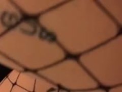 slut in fishnets