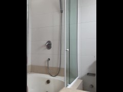 Blonde Girl taking a Shower - Part 1