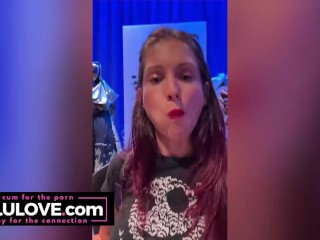 Big Tits Babe Gets Dressed & Brings YOU on Universal HHN Adventure Candid Vlogs - Lelu Love