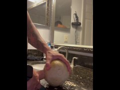 Me follo una fruta hermosa con mi gran pene adentro