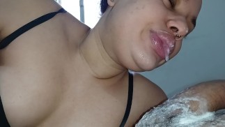 gagging at the end of your creampie until you run out of air, delicious swallowing cock and sperm🥛