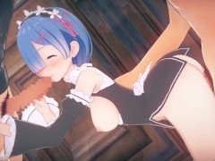 【リゼロ】レムがたくさんの男達と集団セックスする3Dエロアニメーション動画。(ゼロから始める異世界生活 れむ1 Re ZERO Rem.雷姆群交 - Screenshot 10 of 16 - Rem Hentai