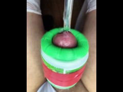 白袜女孩炮机自慰高潮失禁喷精液 伪娘 调教 射精 丝袜 - Screenshot 16 of 16 - Cute