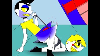 СЕКС анимация в супермаркете! Правило34