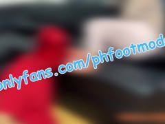 sweaty feet worship from my footboy