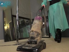 Vacuuming In Hobble Boots