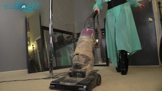 Vacuuming In Hobble Boots