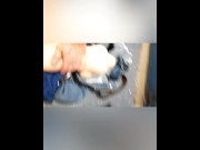 Horny teen fucks his sex doll again