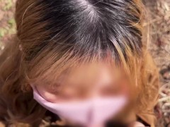 【個人撮影】登山者とすれ違う山で看護師に露出フェラチオしてもらった。 - Screenshot 15 of 16 - Point Of View