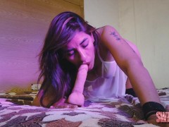 Argentinian influencer likes to play swallowing it all