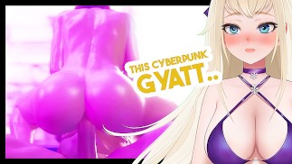 i didnt know Panam was so good riding a huge cock | Cyberpunk Rule 34 Horny Vtuber Reacts
