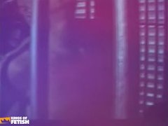 Blonde dancer eats a client with hairy cock and peggs him after getting her pussy licked