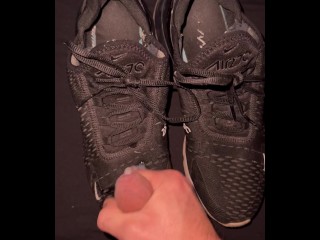 Another Cumshot on my Friends Nike Shoes