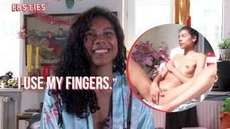 Ersties - Columbian Babe Caroline Fingers Herself Outdoors