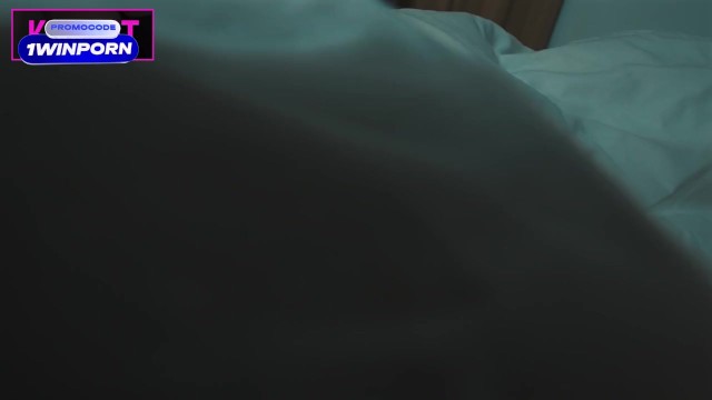 Step Mom Watched Horror and came Step Son for Share Bed, but got Rough Fuck with Surprise Facial