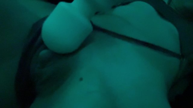 Stimulating my clit cock