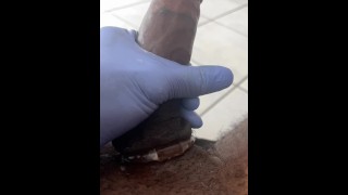 Edging with my glove
