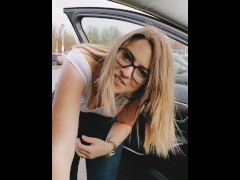 Nipslip dare in public at the drive thru - Nipple slip flashing - Screenshot 4 of 16 - British