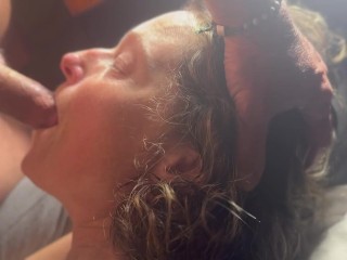 Naturally beautiful wife, morning hand job, feet big tits, facial, great dick sucking
