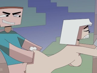 MINECRAFT绵羊女孩！Rule34 动漫