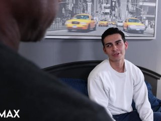 PrideStudios - Stepdad Aaron Trainer Barebacks His Cute Jock's Stepson's Tight Ass screenshot number 1