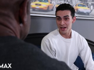 PrideStudios - Stepdad Aaron Trainer Barebacks His Cute Jock's Stepson's Tight Ass screenshot number 2