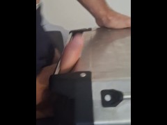 Motorcycle top case masturbator make me cum