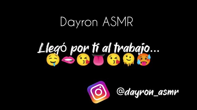 ASMR Audio Erótico - Llego al trabajo, por tí...