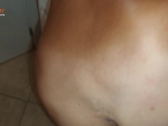 Sweaty Stepmom Fucks After Gym While Doing Laundry