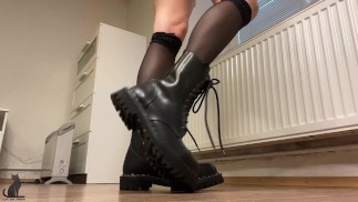 Leather boots JOI (teaser)