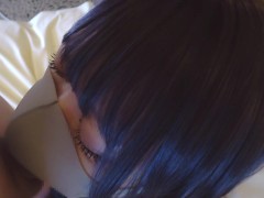 反則級！！？超美乳な童顔女子が乱れる💕 ニットを着たよみちゃんの丁寧なフェラは圧巻👅 欲望のままに腰を振ってしまう‼️‼️ 7/16