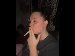 Bed time smoke sesh- full vid going on OF