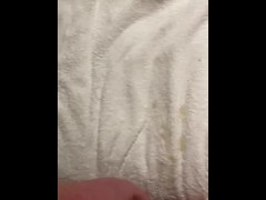 Thick White Cum From Small Dick