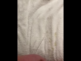 Thick белая сперма от маленького члена