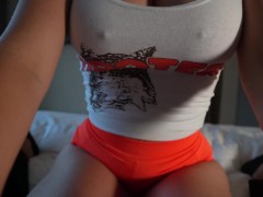 HOOTERS BIMBO Gets FUCKED and SUCKS COCK during JOB INTERVIEW